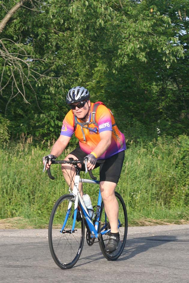 You must wear a helmet to participate in a Club Ride